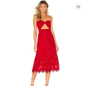 Lovers + Friends Yvette Midi Dress